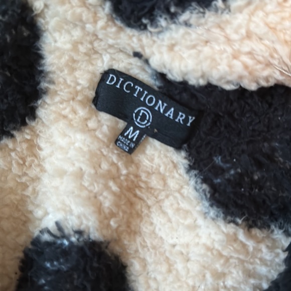 Cream Heart Sherpa Button Up - Picture 4 of 6